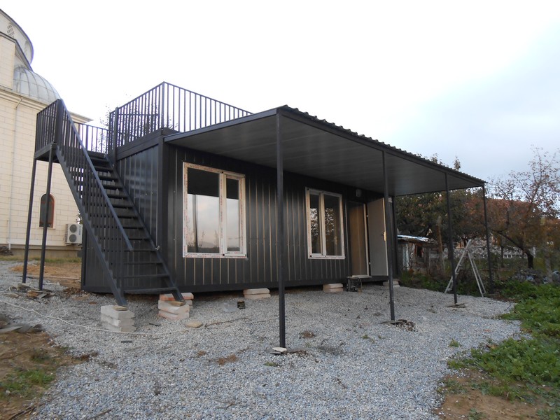 24 M² TERASLI-SUNDURMALI DIŞI SAC-İÇİ LMİNA KONTEYNER/FULL