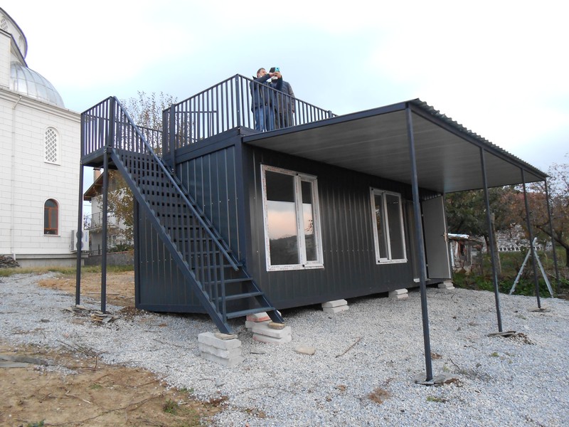 24 M² TERASLI-SUNDURMALI DIŞI SAC-İÇİ LMİNA KONTEYNER/FULL