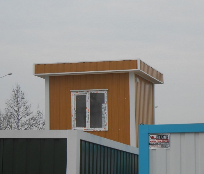 2,5X3 AHŞAP DESENLİ SAC GÜVENLİK KONTEYNER