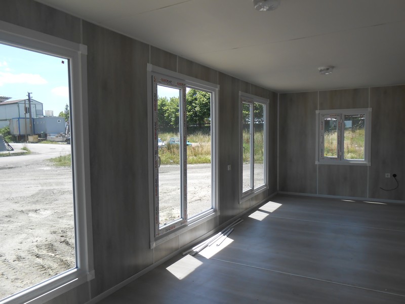 48 M² DIŞI BOYALI BETOPAN-İÇİ LAMİNA BİRLEŞİM KONTEYNER