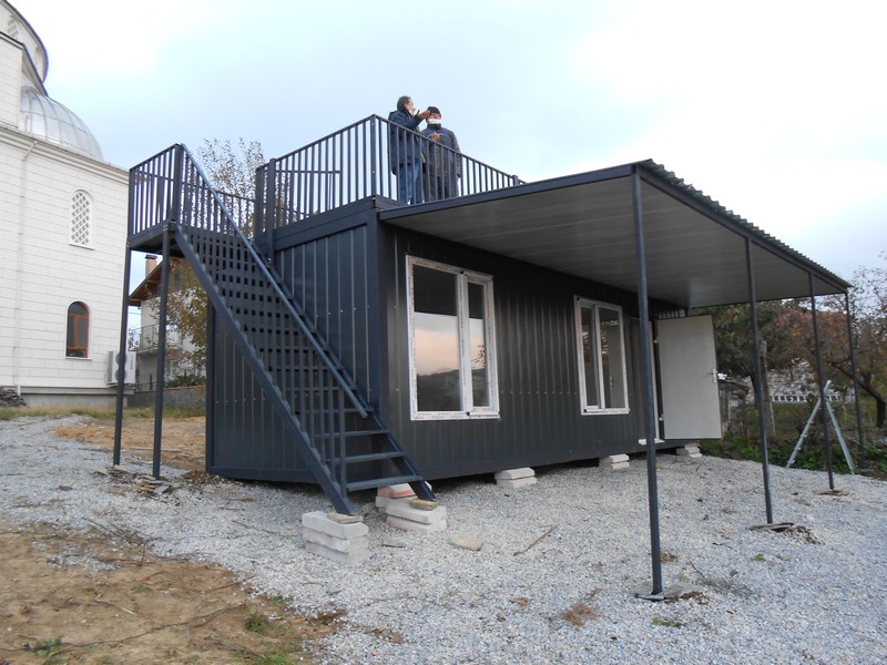 24 M² TERASLI-SUNDURMALI DIŞI SAC-İÇİ LMİNA KONTEYNER/FULL