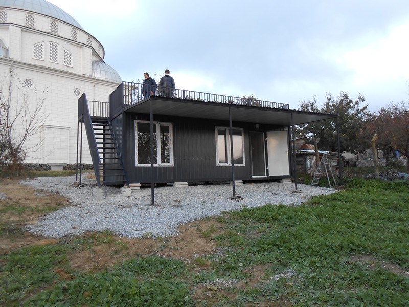 24 M² TERASLI-SUNDURMALI DIŞI SAC-İÇİ LMİNA KONTEYNER/FULL