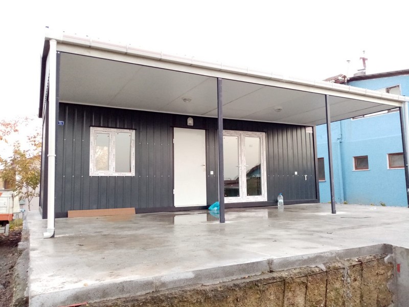 24 M²  ÇATILI-SUNDURMALI-DIŞI FÜME SAC-İÇİ LAMİNA KONTEYNER/FULL