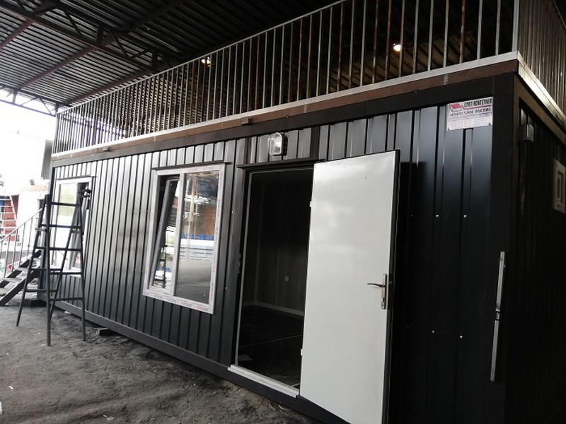 24 M² TERASLI-SUNDURMALI DIŞI SAC-İÇİ LMİNA KONTEYNER/FULL